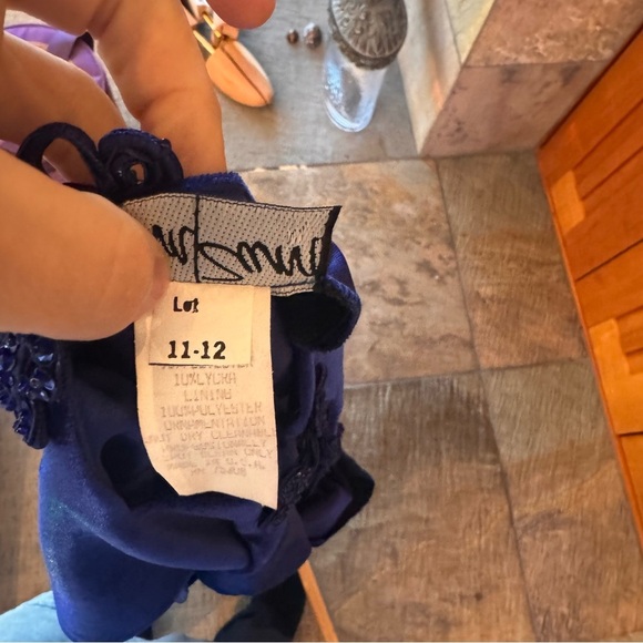 Vintage Navy Blue Velvet Sleeveless Maxi Dress halter prom formal Y2K 90s Jewel - Picture 7 of 13